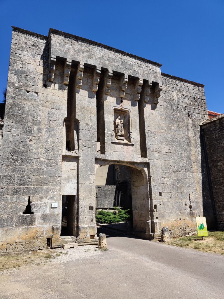 old gate of Flavigny-sur-Ozerain in Côte-d’Or france