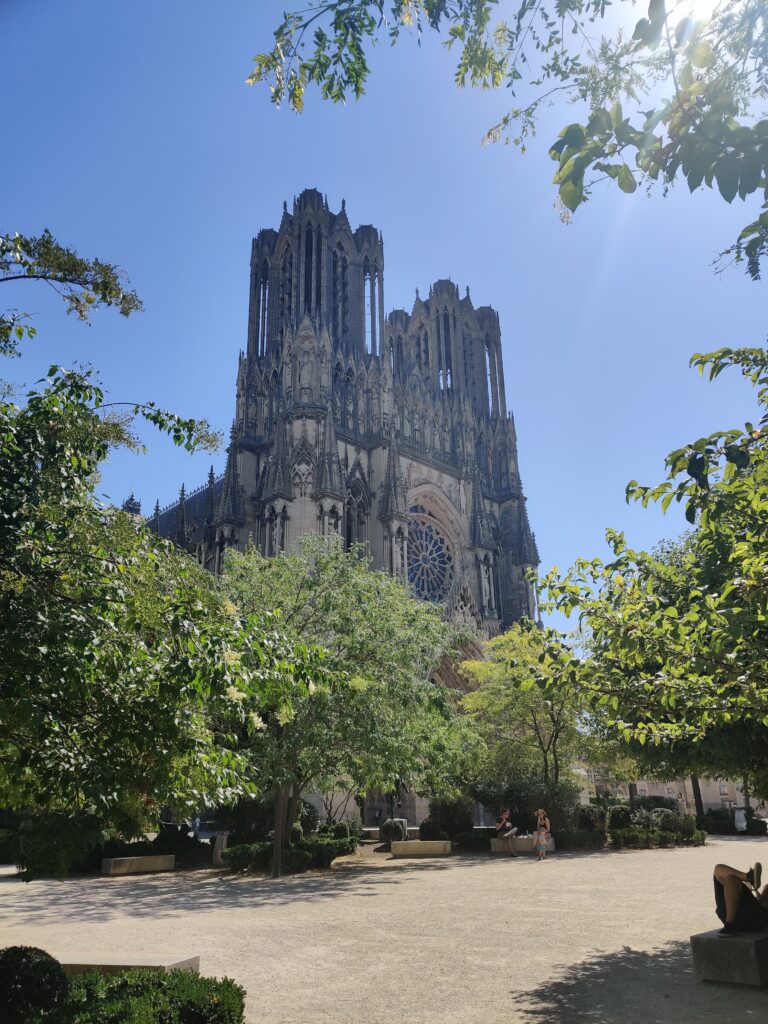Reims Cathedral in Reims (champagne) France