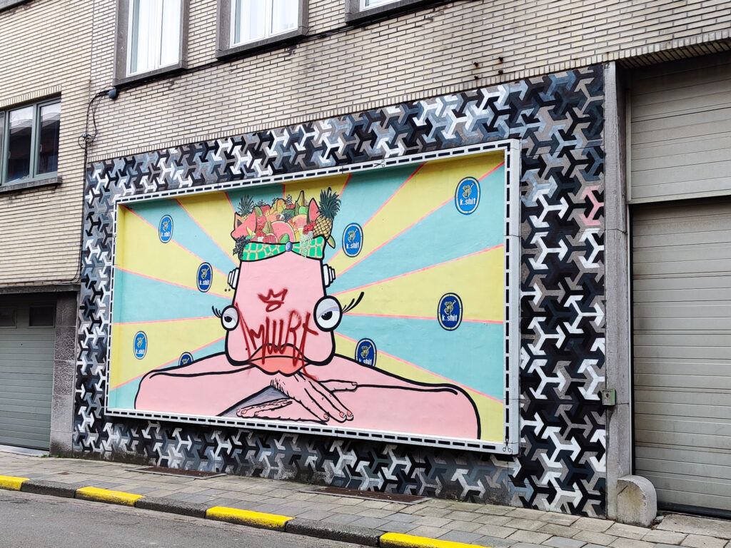 mechelen muurt, grafiti in mechelen, belgium