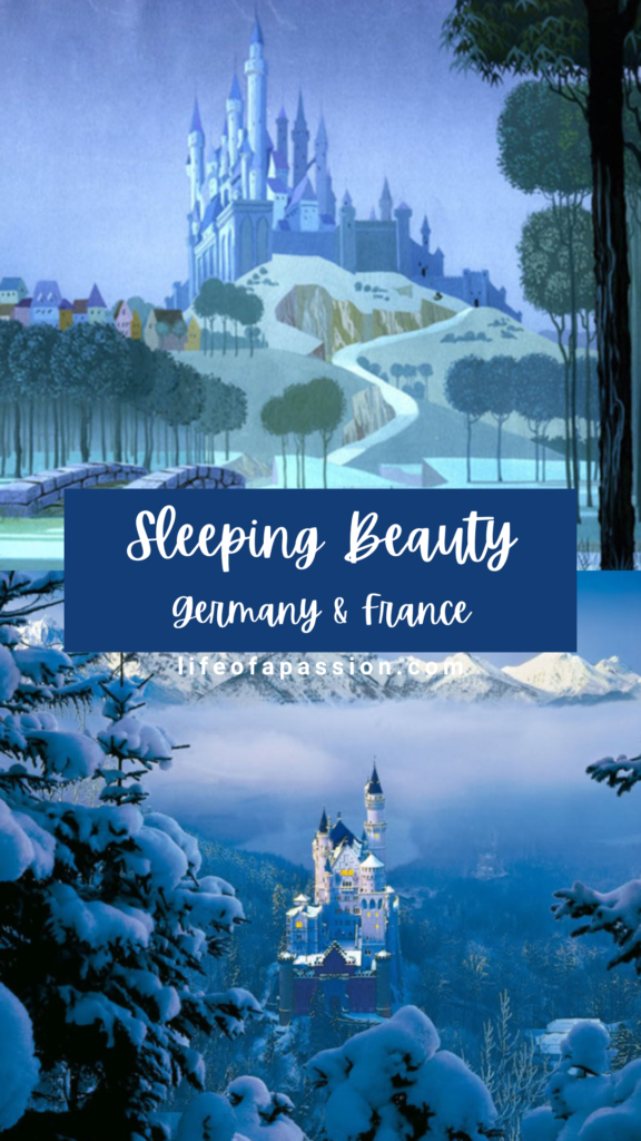 Disney movie film locations in real life - Sleeping Beauty, cinderella - Neuschwanstein in Bavaria, Germany