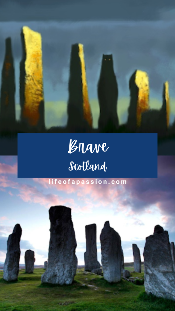Disney movie film locations in real life - Brave - Scotland, Calanais Standing Stones, Isle of Lewis, Scotland