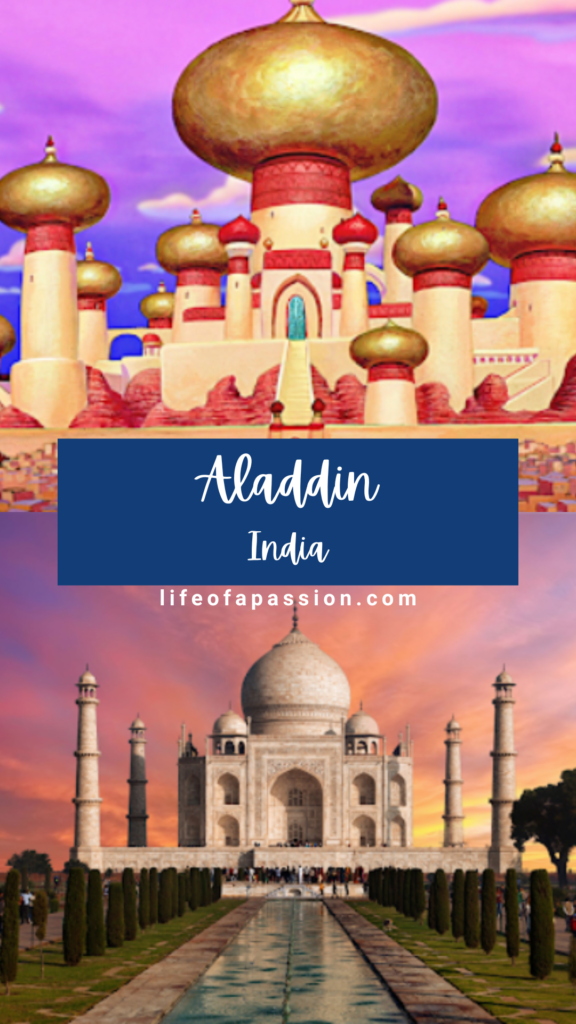 Disney movie film locations in real life - aladdin, india