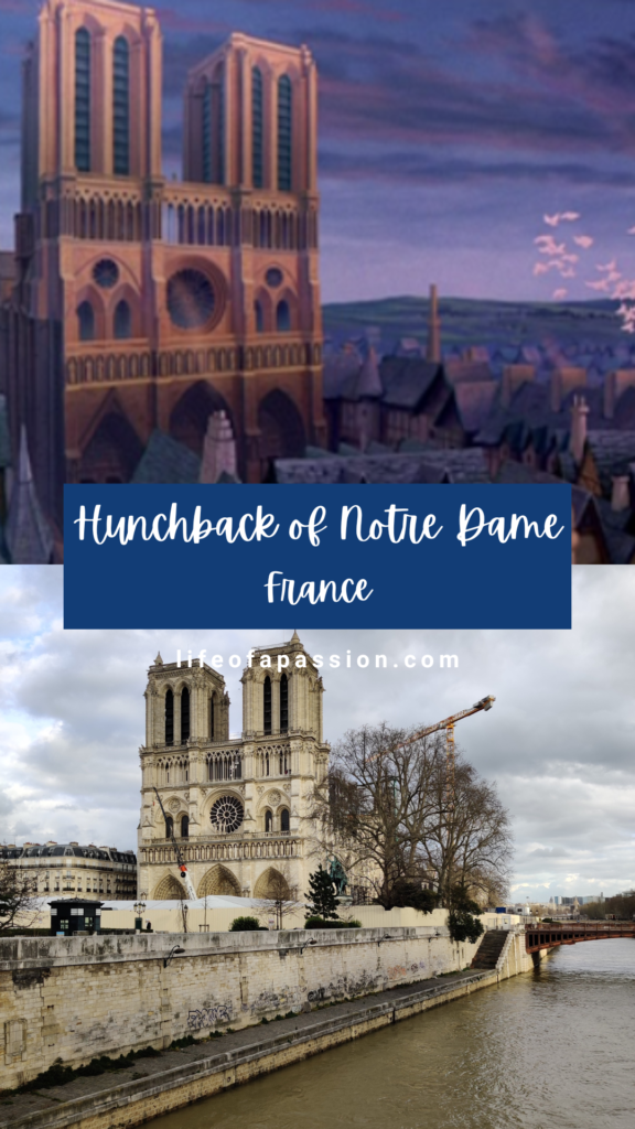Disney movie film locations in real life - the hunckback of the notre dame, paris, france