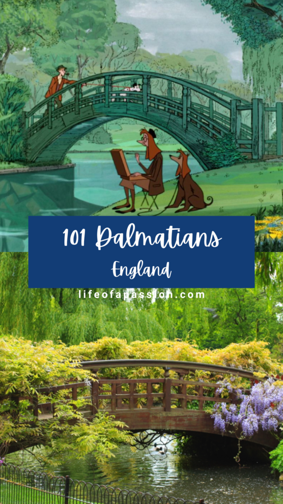 Disney movie film locations in real life - 100 dalmatians, london, Primrose Hill, Regency Park, england