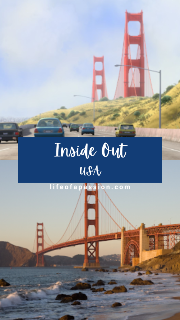 Disney movie film locations in real life - inside out, san francisco, usa
