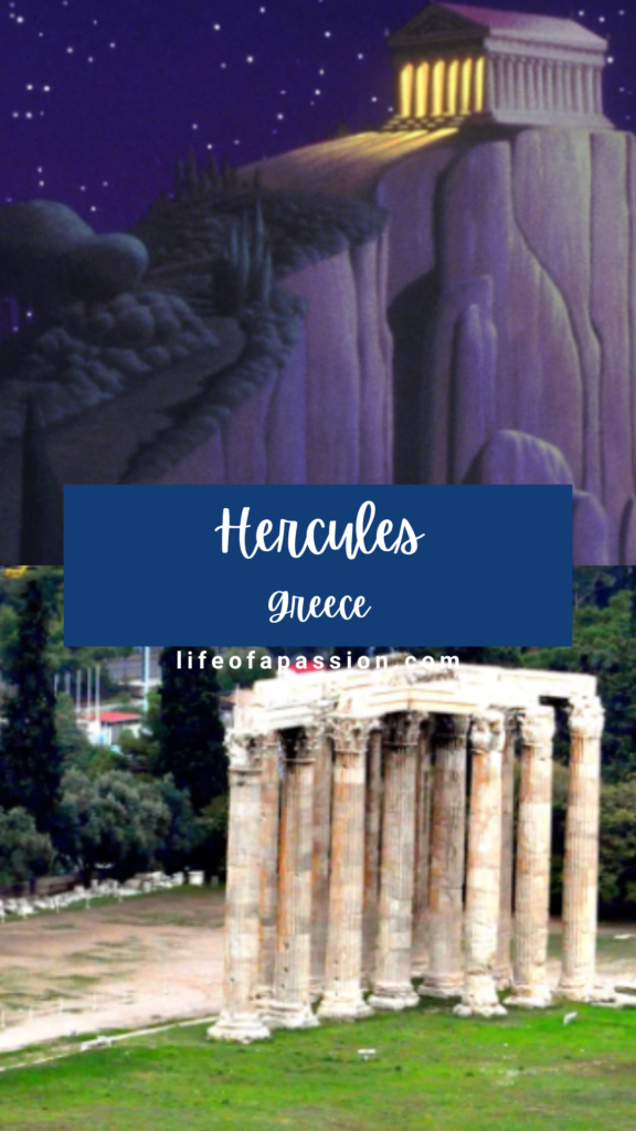 Disney movie film locations in real life - Hercules - Greece