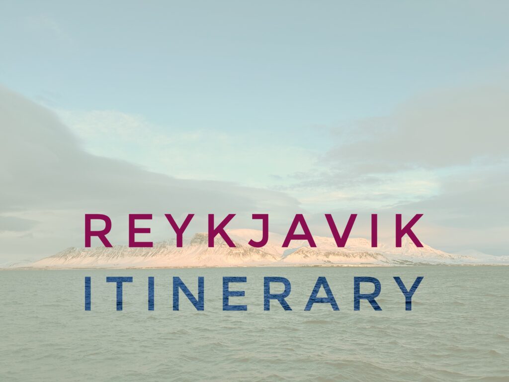 reykjavik itinerary iceland
